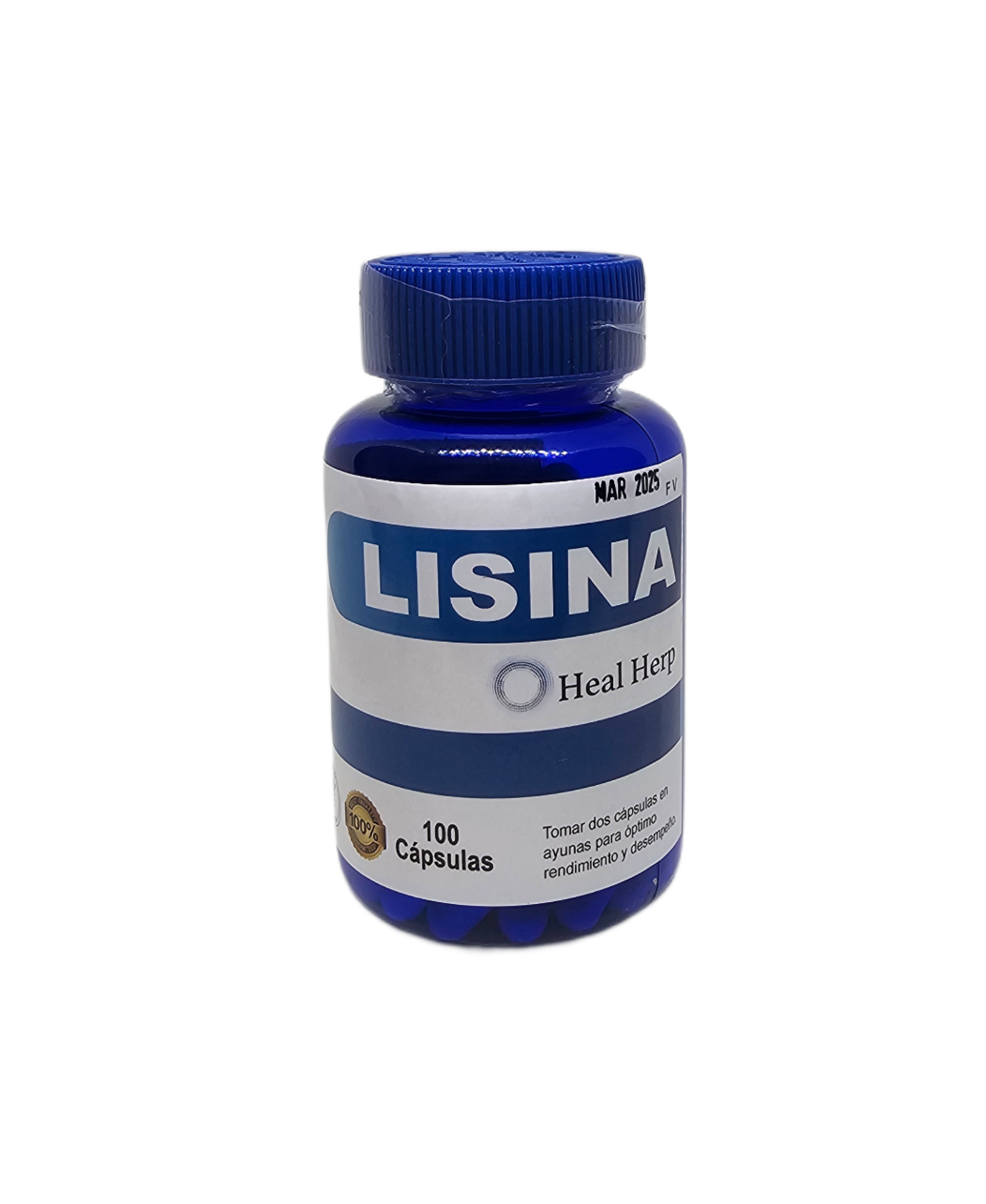 L-Lisina Heal Herpes 100 Capsulas